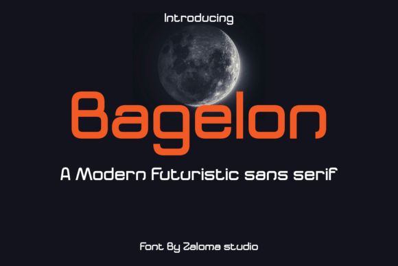 Bagelon: A Futuristic Sans-Serif Typeface for Modern Design
