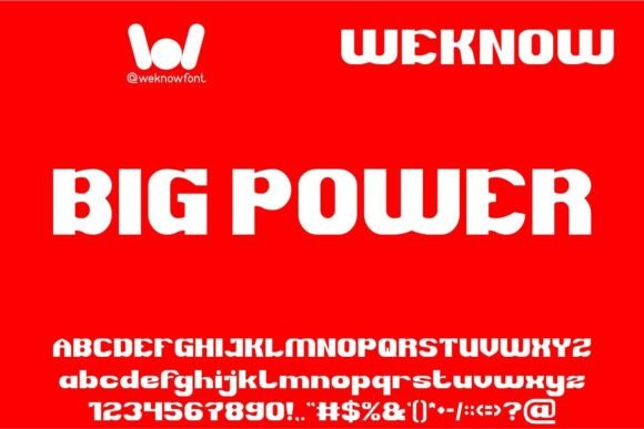 Big Power: A Versatile Sans-Serif Display Font for Modern Design