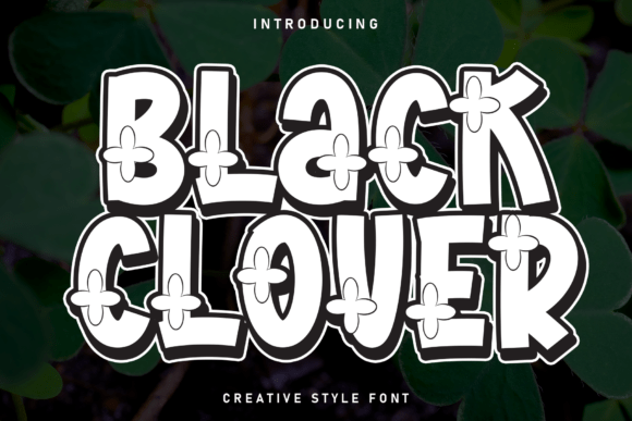 Black Clover: A Bold Statement in Typography