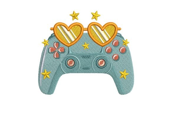 Boho Gamer Controller with Heart Sunglasses: A Unique Blend of Gaming and Boho Style