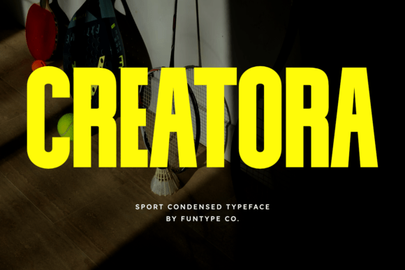 Creatora: A Bold, High-Energy Typeface for Dynamic Design