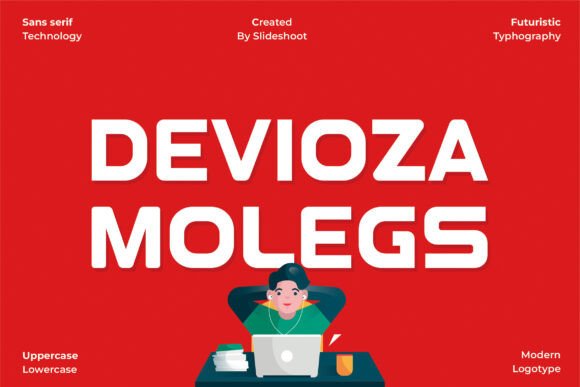 Devioza Molegs: A Modern Sans Serif Font for Futuristic Design