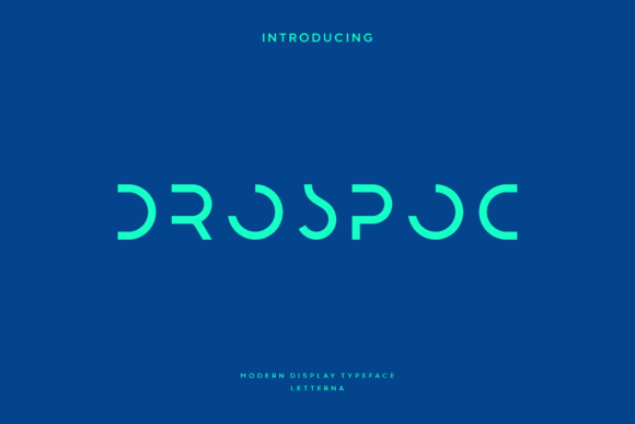Drospoc: The Futuristic Font for Modern Design