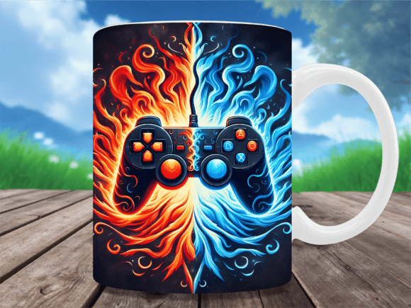 Fire Ice Gaming Controller Mug Wrap: A Strategic Tool for Creative and Business Success