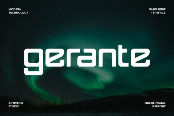 Gerante: The Future of Tech-Driven Typography