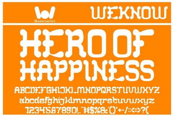 Hero of Happiness: A Font That Brings Joy to Your Brand