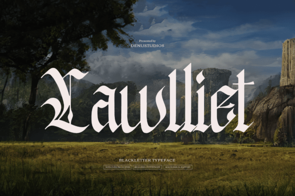 Lawlliet: A Bold, Dramatic Font for Timeless Design