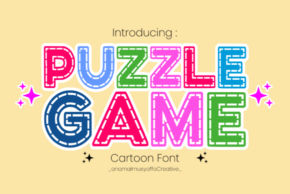 Puzzle Game: Why This Playful Font Deserves a Place in Your Design Toolkit