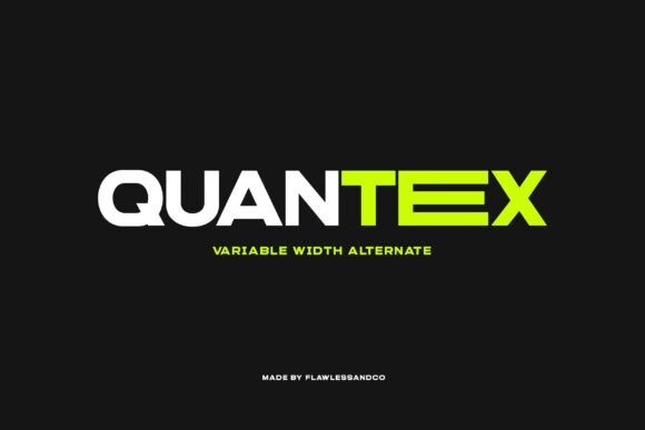 Quantex: The Futuristic Font Redefining Modern Design