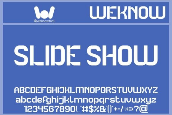 Slide Show: A Futuristic Font for the Digital Age