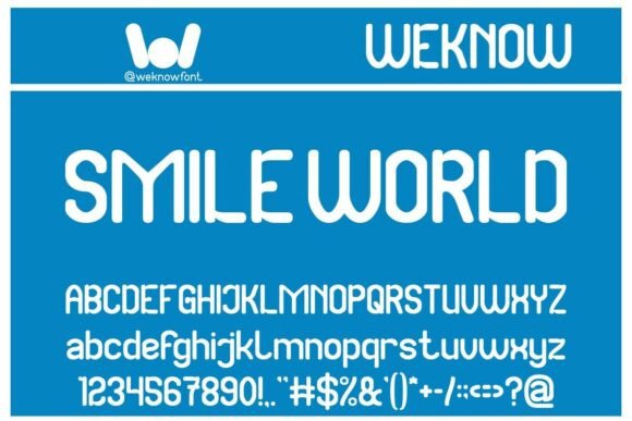 Smile World: A Playful, Versatile Font for Modern Design