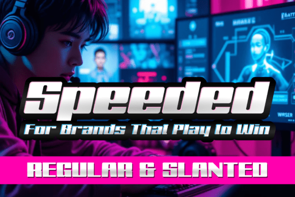 Speeded: A Bold Typeface for High-Performance Branding