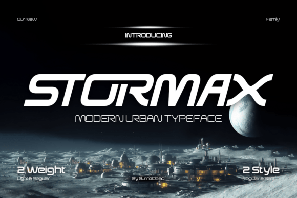 Stormax: Redefining Typography for the Future