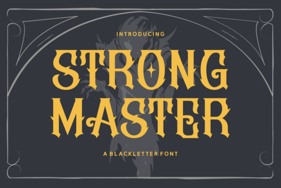 Strong Master: Bold Typography for Impact