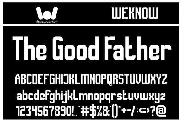 The Good Father Font for Modern Brand Identity