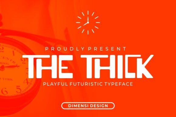 The Thick Font Review: A Bold, Playful Futuristic Typeface for Modern Design