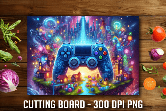 Virtual Gaming Fantasy Cutting Board